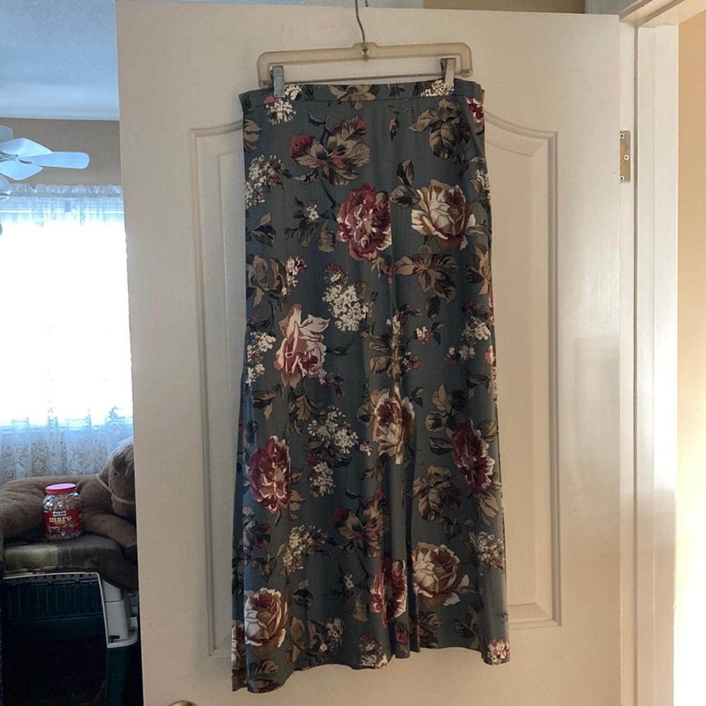 Vintage Koret of Calif. floral maxi skirt